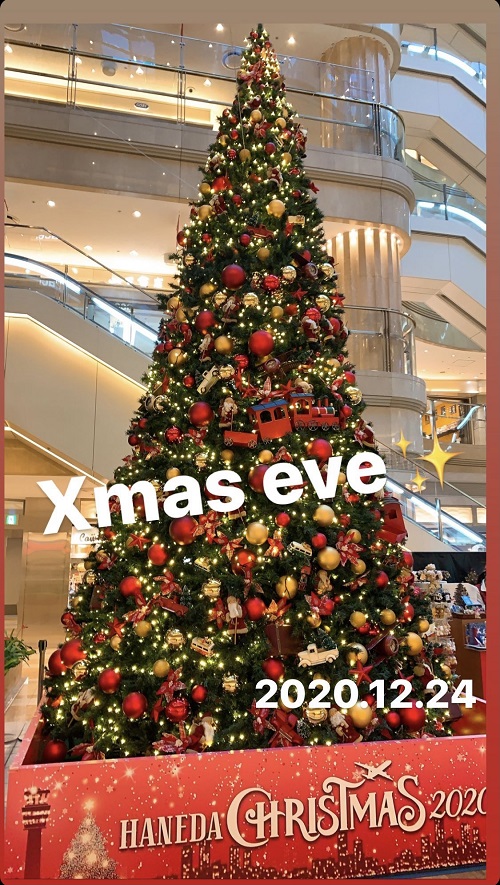 2020年クリスマスイブのインスタストーリー
