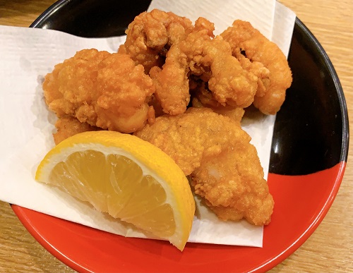 ぎょうざ健天の蛸の唐揚げ