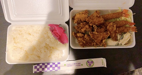 とり倉 大阪三国本店のエビフライ&からあげ弁当