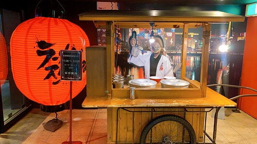 キャナルシティ ラーメンスタジアムの入り口