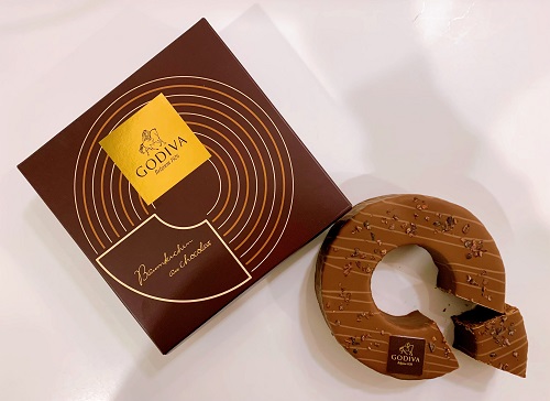 ゴディバのバームクーヘン オ ショコラの外装