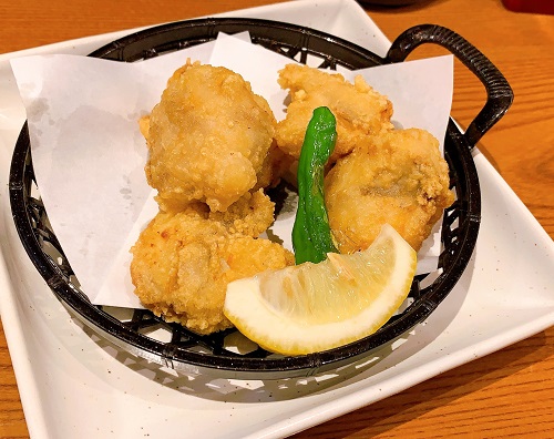 三代目網元 魚鮮水産 アイスタ新山口店のふぐの唐揚げ