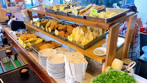 手打十段うどん バカ一代のトッピング