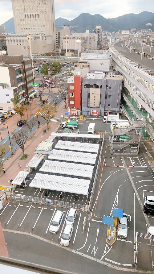 ＪＲ九州ホテル小倉の部屋からの景色