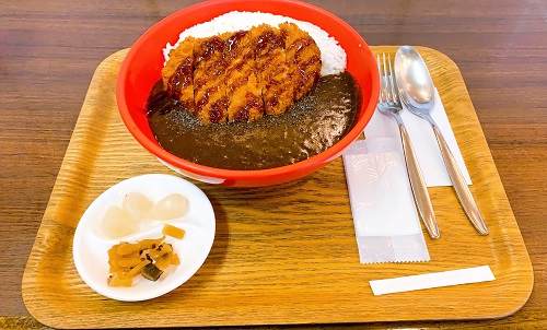 カレースマイル羽田空港店の三元豚の黒胡麻カツカレー