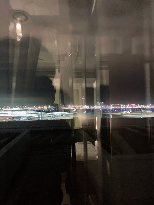 ザ ロイヤルパークホテル 東京羽田の部屋から見える滑走路