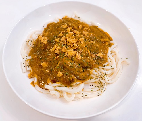 レトルト牡蠣カレーうどん