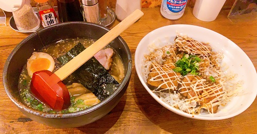牛骨ごっつおらーめん鳥取店さんのごっつおらーめんとマヨめし