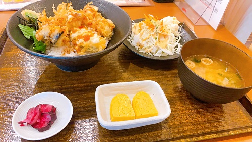 伊勢ノ国ダイニング しちりのはまぐり天丼定食