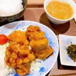 駅前にあるから便利だよね~?鳥料理川安さんのチキン南蛮定食がお手頃でちょうど良い♬