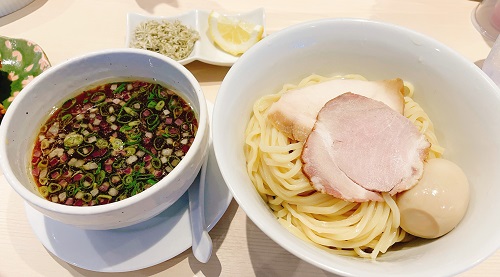 らぁ麺 かめ田の特製昆布水つけ麺