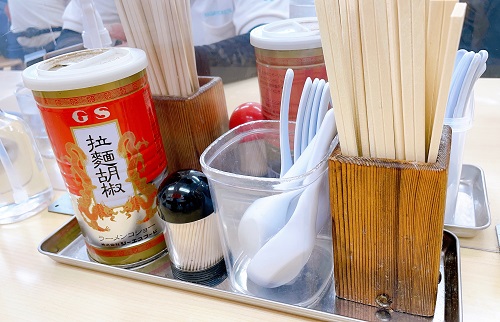 中華そば うりぼうの調味料