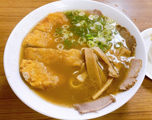 中華そば浅月本店のカツそば