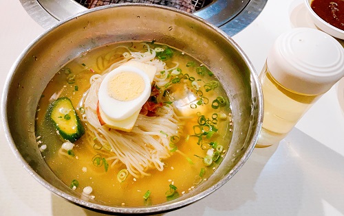 鶴橋焼肉 牛一 本店の韓国冷麺