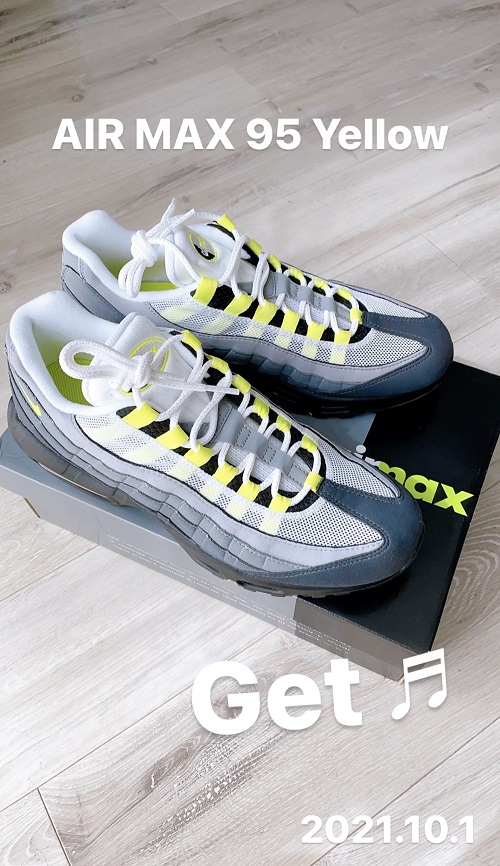 AIR MAX 95 Yellow(2021.10.1)