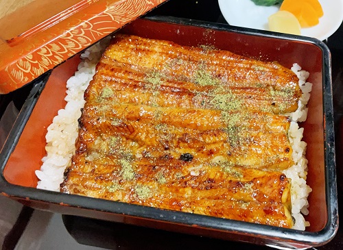 うなぎ 小川菊のうな重(上重)+山椒