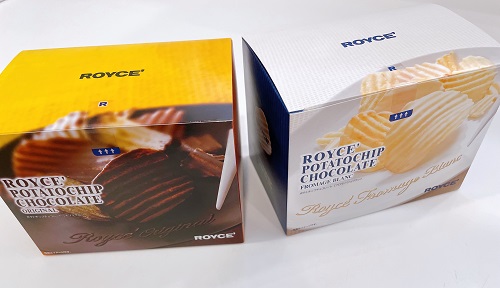 ロイズ ポテトチップチョコレートのオリジナルとフロマージュブラン