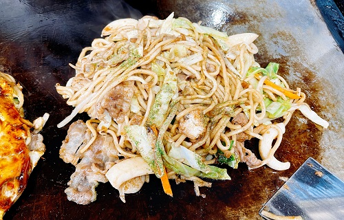 ぼてじゅう 末広店のミックスそば