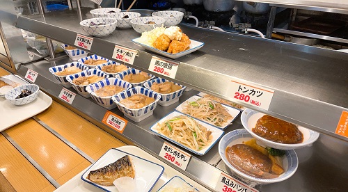 まいどおおきに食堂 北久宝寺食堂の店内風景