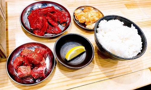 大衆肉酒場さぶろーの牛角タン&牛ハラミ&牛ホルモン