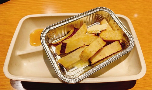 焼肉きんぐ 徳島沖浜店のしあわせおさつバター