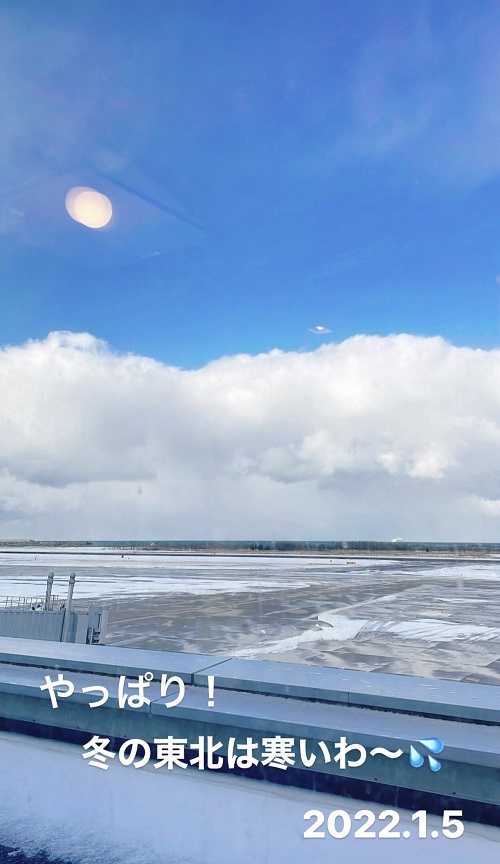 新潟空港の景色(2022.1.5)