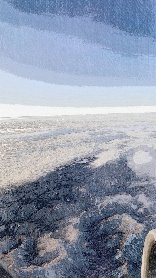 花巻空港から大阪国際空港までの景色3