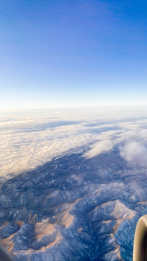 花巻空港から大阪国際空港までの景色4