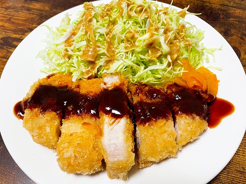 日畜フード 国産ロースカツの写真(ソースあり)