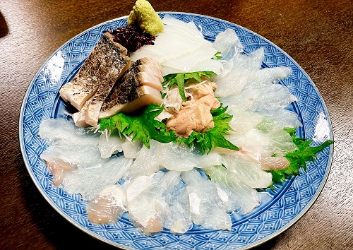 広島で食べたカワハギの肝