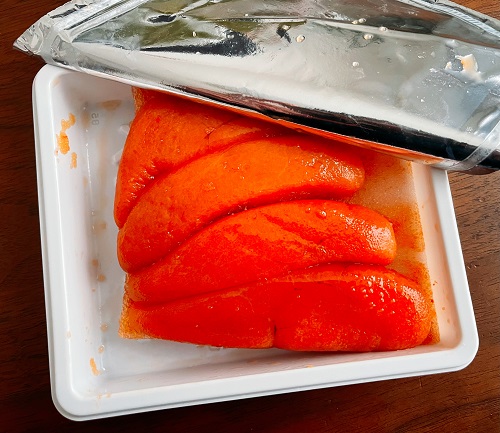 椒房庵のあごだし明太子