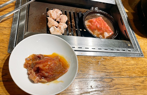 熟成焼肉 肉源 六本木店のすき焼きサーロイン
