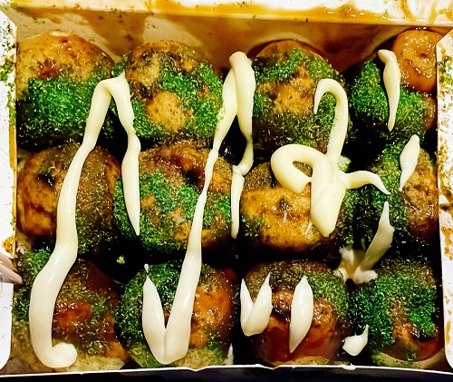 たこ焼一銭 本店のふつうたこ焼き on the マヨネーズ