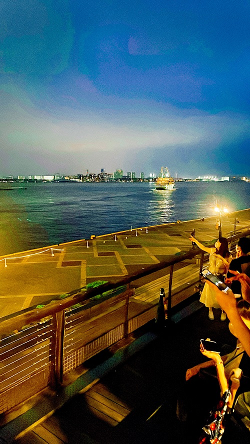 ハーバーランドの夜景(2022.7.15)1