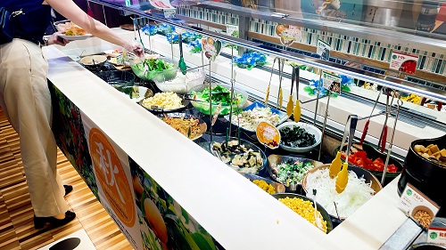 ステーキハウス ブロンコビリー岐阜薮田店のサラダバー