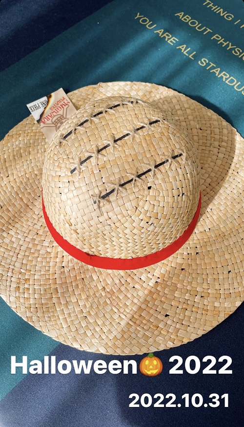 ハロウィンの麦わら帽子(2022.10.31)