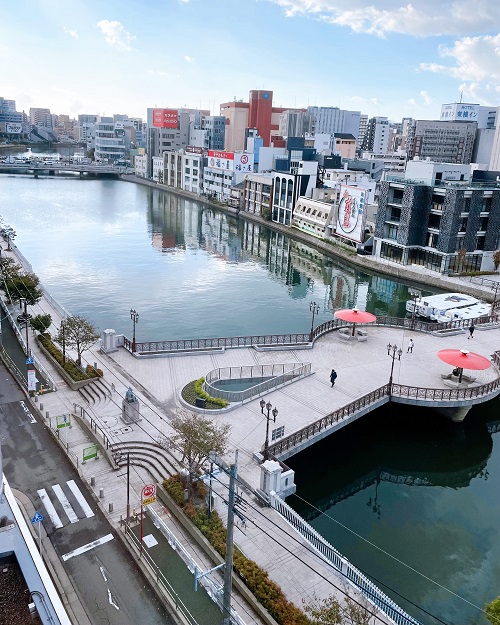 博多エクセルホテル東急からの景色