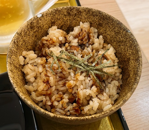 姫路の地酒と姫路おでん本舗の姫路あなごめし