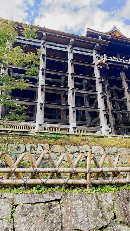 清水寺の本堂の足場