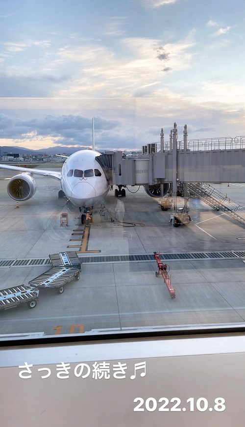福岡からの帰り道 飛行機接続(2022.10.8)