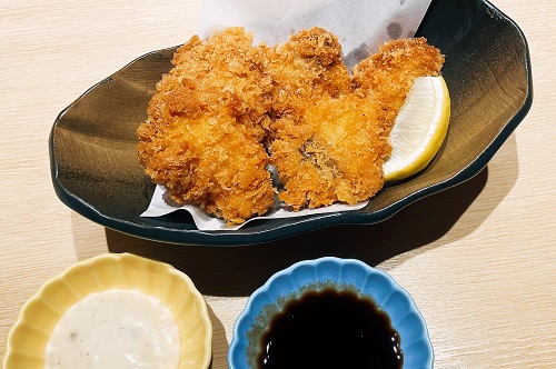 魚民 石岡西口駅前店のカンパチの一口フライ