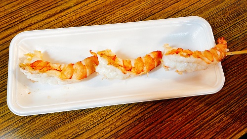 鱧秀 錦本店のえび串