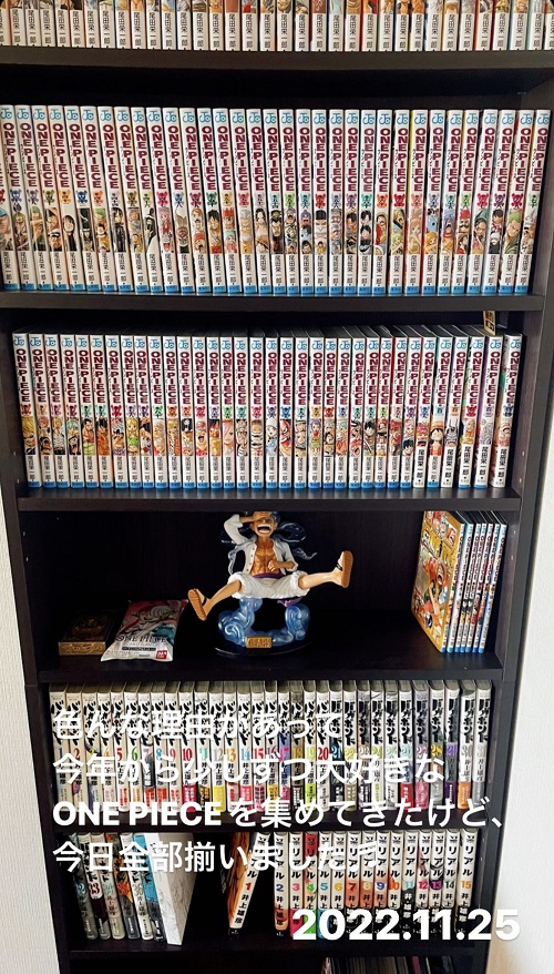 ワンピース全巻回収(2022.11.25)