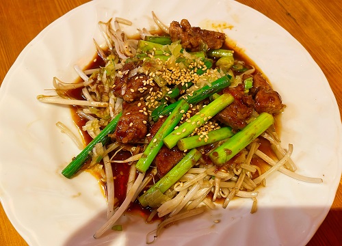 直球てっぱん 銀しゃり鉄板焼のホルモン鉄板