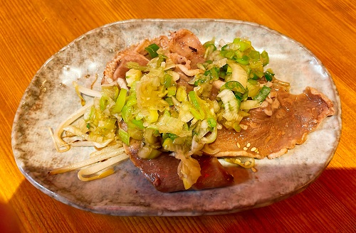 直球てっぱん 銀しゃり鉄板焼の葱しおタン