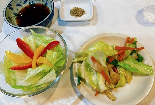 ステーキハウスさちのサラダ