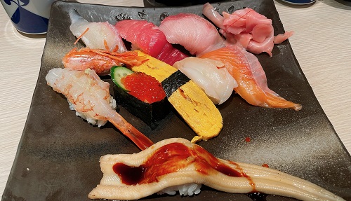 元祖ぶっち切り寿司 魚心 梅田店のランチ