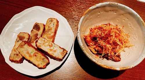 骨付鳥 一鶴 高松店のおや天とかわ酢