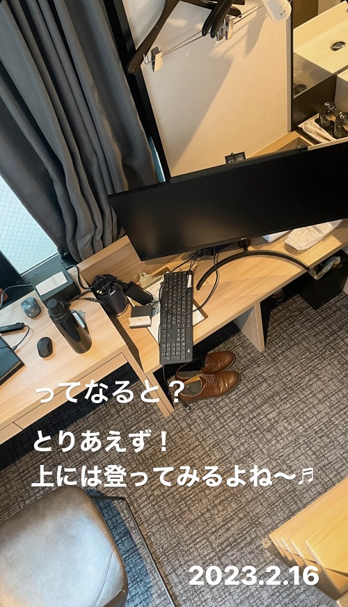 TUNE STAY KYOTOのWorking Space(2段ベッド)