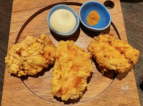 ミライザカ 松山大街道店のデカ唐揚げ